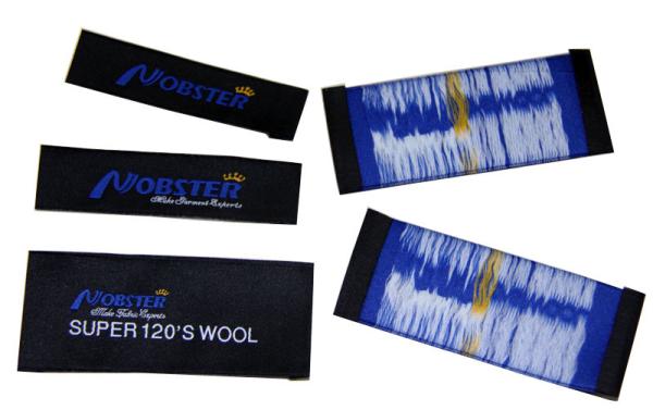 Buy cheap High Density Clothing Woven Labels Hot Cut custom clothing labels no minimum from wholesalers