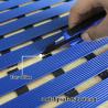 Buy cheap Indoor Strips Anti Slip PVC Floor Mat 12 Meters Wet Safety Grid Matting Blue from wholesalers