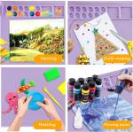 Large Silicone Painting Mat With Cup Kids Painting Mat Painting Tools For
