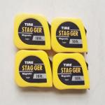 Yellow Color Racing Car Stagger Tape Measure Tap 10 Feet * 1/4" with Imperial