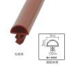 Buy cheap Wooden Door Silicone Weather Stripping Sound Insulation Draught Excluders from wholesalers