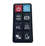 80 Shore A Laser Carving Waterproof Silicone Remote Control Buttons
