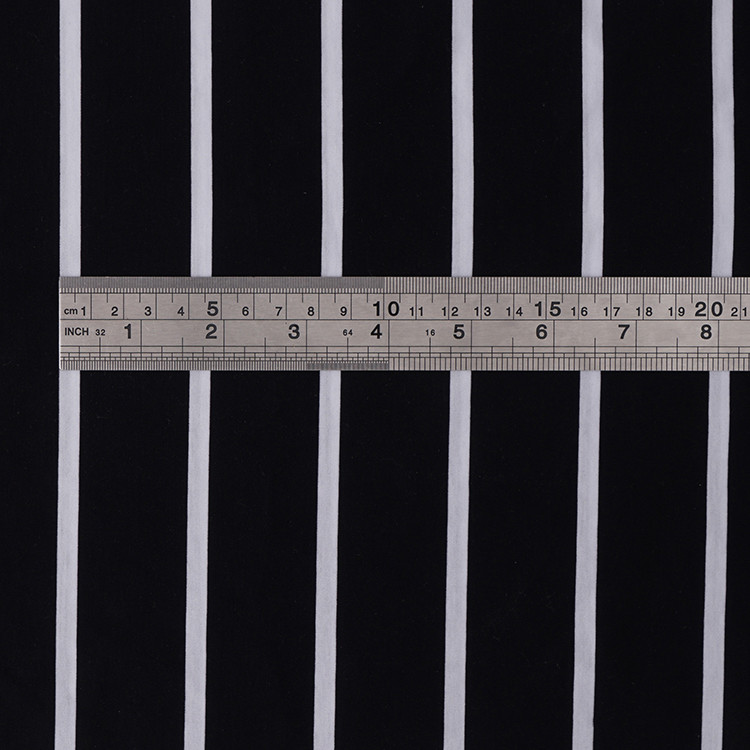 100 Cotton T Shirt Fabric Striped Soft Material 175gsm For Home Textiles