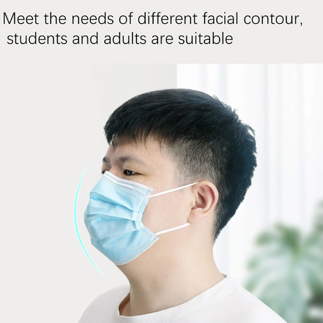 Level 3 Ply CE Bfe99 Disposable Earloop Face Mask