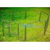 Buy cheap Aluminum simple easily assembled Big single-door large steel dog animal cage, Puppy Cage 8 Panel Metal Fence Run Garden from wholesalers