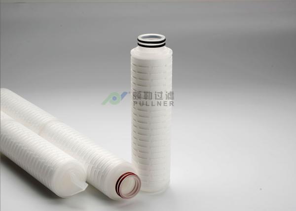 Buy cheap Hydrophilic PTFE Sterile Pleated Filter 0.22 0.45 0.3 Micron from wholesalers