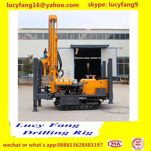 Hydraulic truck mounted water well drilling rig. 600m crawler type Borehole
