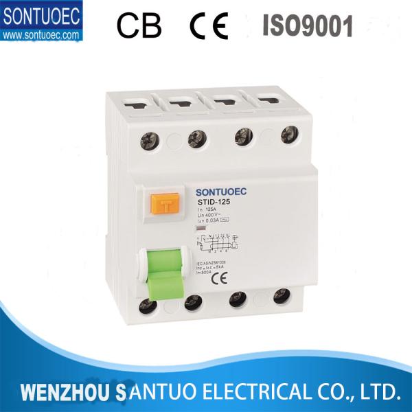 Buy cheap ST2ID-125 AC Double Pole Circuit Breaker230 / 400V Ue IEC61008 Standard from wholesalers