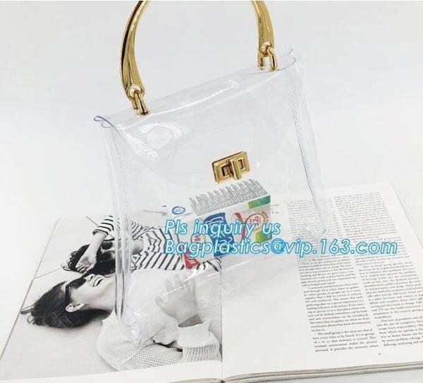 Buy cheap Fashion transparent handbags clear pvc shoulder bag large capacity tote bag for women, shoulder pvc plastic clear pvc be from wholesalers