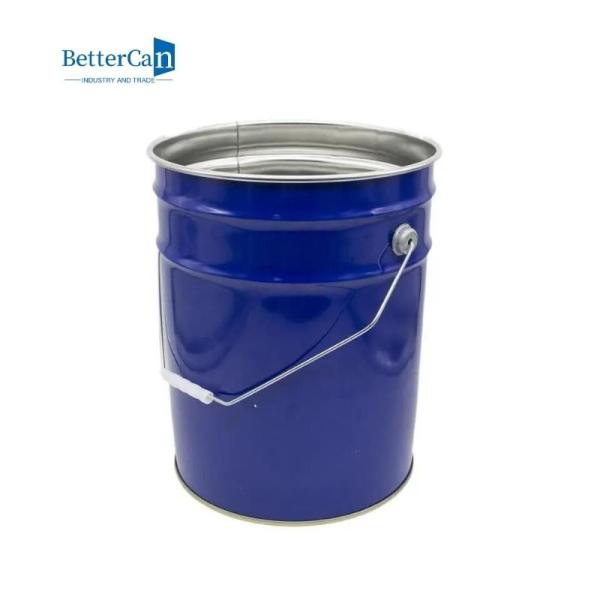 Buy cheap Custom 5 Gallon Buckets Round 10L Metal Bucket Pail Stackable Package from wholesalers