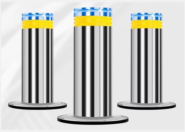 Buy cheap 219mm Pillar 2.2kW Retractable Hydraulic Rising Bollards from wholesalers