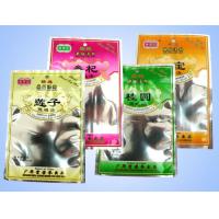 Buy cheap PET PE Laminated Gusseted Zipper Bags Hang Hole for Herbal Medicine product