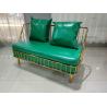 Buy cheap High Density Sponge Filled 46cm Wrought Iron Sofa Set from wholesalers