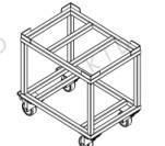 Buy cheap Industrial Turtle Trolley Aluminum Tube Made Of Vertical Trolleybus from wholesalers