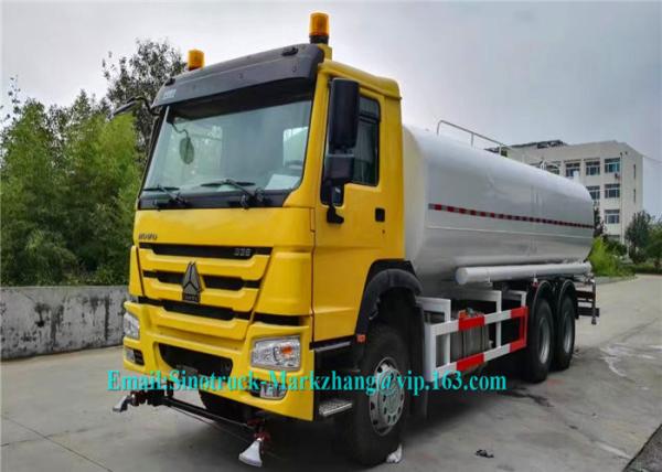Buy cheap Howo Water Storage Truck , 20cbm Tank Capacity Water Hauling Truck Heavy Weight from wholesalers