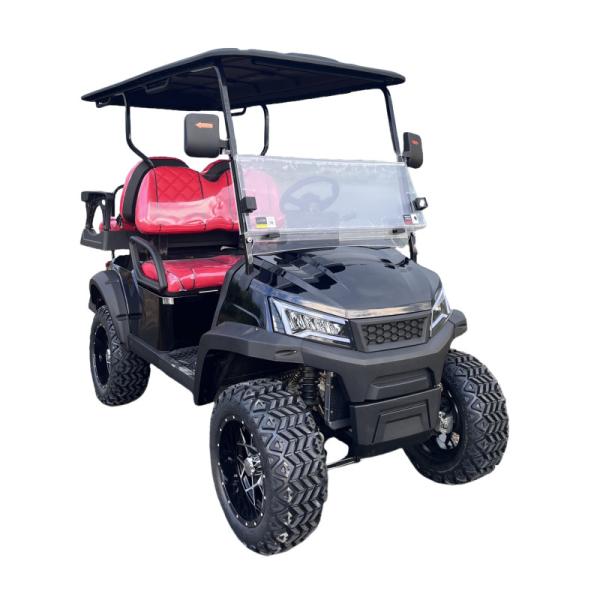 Buy cheap 2+2 Seats Electric Golf Cart 4 Seater Off road McPherson Suspension Luxury Manufacturer Price Sale from wholesalers