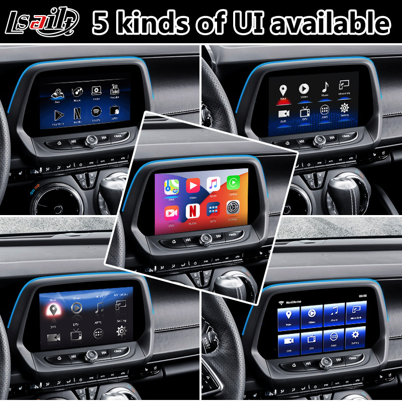 Lsailt Carplay Multimedia Interface For Chevrolet Camaro Tahoe Suburban With Android Auto