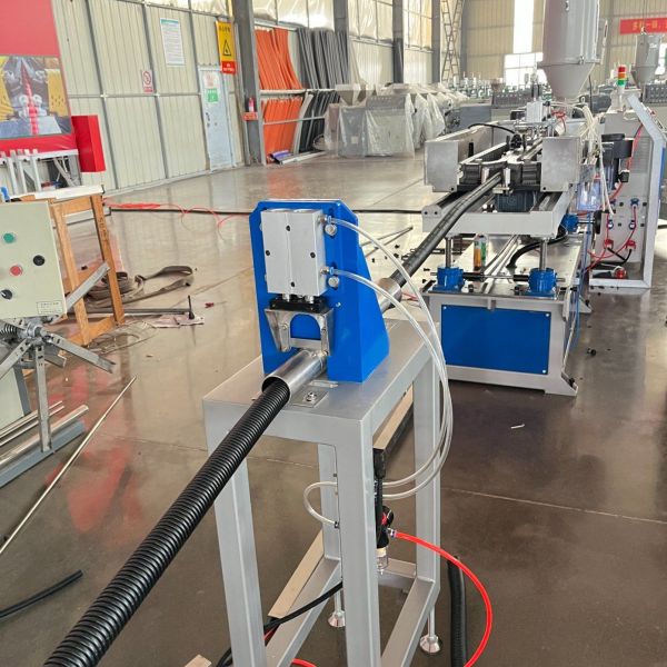 Electrical Conduit Single Wall Corrugated Pipe Manufacturing Machine