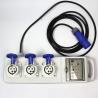 Buy cheap IP67 Waterproof Outdoor Electrical Socket Plastic Electric Box AC 220v -250v 16A from wholesalers