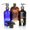 Buy cheap Clear Wash Hand Liquid Glass Bottles Lotion Glass Shampoo Bottle With Pump from wholesalers