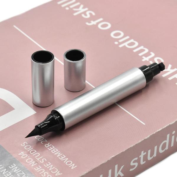 Customize Empty Double Head 2 In 1 Liquid Winged Eyeliner Stamp Pen Tube Eye