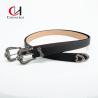 Buy cheap simple Ladies Leather Belt Retro Carved Zinc Alloy Buckle from wholesalers