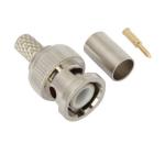 Buy cheap Bayonet Nut Crimp on Male BNC Coaxial Cable Connector 3 Pieces for CCTV Wiring from wholesalers