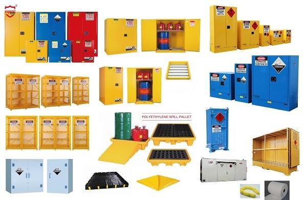 Buy cheap 2-Doors Chemical Storage Cabinet With Recessed Handle Fire Proof Feature from wholesalers