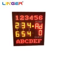 Buy cheap 6 Inch Digit In Amber Color Led Tennis Scoreboard With Team Name product