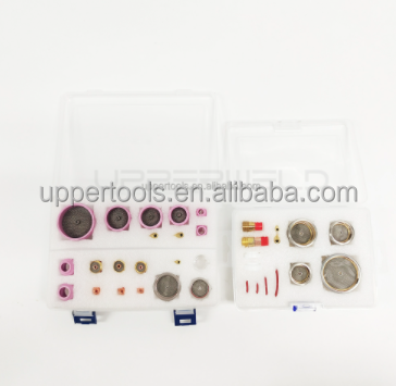 Pyrex Glass Nozzle Upper WP9 20 17 18 26 54NQCN 12 14 16 24 2.4mm Tig Accessories Kit