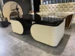 2x0.76m Computer Office Table And Chair Combo Marble
