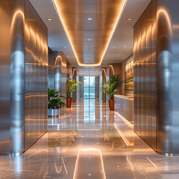 Buy cheap Robust Stainless Steel Facades High-Resistance Coating For Extreme Weather Protection from wholesalers