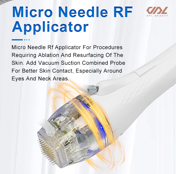 MJ0002 200w Multifunction 2 In 1 Insulated Needle With RF Miconeedle Portable Facial Skin Tightening RF output