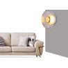 Buy cheap Modern Wall Indoor Led Bedside Hotel Gold Small Glass Wall Lamp from wholesalers