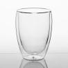 Buy cheap Mouth Blown 12 Oz Double Wall Drinking Glass Coffee Cups 342ml Borosilicate Glass from wholesalers