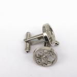 Promotional Gifts Enamel Cufflinks Soft Enamel / Hard Enamel Metal Cufflinks