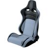 Buy cheap Grey Fabric Sport Racing Seats , Custom Leather Racing Seats Comfortable Feeling from wholesalers