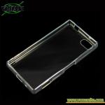 Clear Transparent Hybrid Combo case for Sony Z5 mini for sony SO-02H PC TPU case