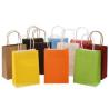 Buy cheap Colored Kraft Paper Bag Kraft Paper Carrier Small Bags With Paper Handles from wholesalers