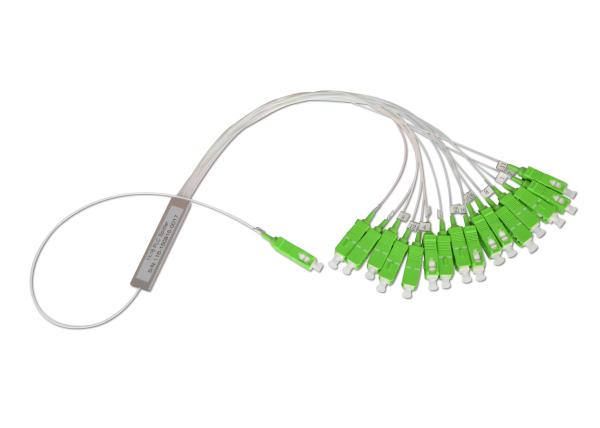 Buy cheap 1*16 ABS Black Box Fiber Optic Splitter with 3.0mm Input Cable from wholesalers