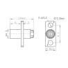 Buy cheap Semi Rigid/Flex Cable SMP Male Stainless Steel Limited Detent Interface Depth 2.79 from wholesalers