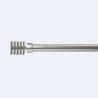 Buy cheap Multilayer Head Pipe Curtain Rods 25MM Diameter Metal Material Beige Sweeping Color from wholesalers