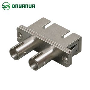 Buy cheap Metal SC To ST Duplex Fiber Optic Hybrid Adapter Singlemode from wholesalers