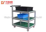 3 Layers Heavy Duty Cart , Aluminium Alloy Turnover Cart Simple Assemble