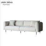 Buy cheap Modern Recliner Cream Couch Living Room Sectional Sofa Bed Italian Style from wholesalers
