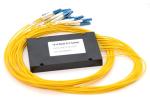Single Mode 1*16 1*32 Fiber Optic PLC Splitter With PVC LSZH Outer Jacket