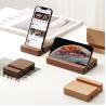 Buy cheap Wood Cell Phone Stand Wooden Mobile Phone Holder Universal Portable Desktop Smartphone Stand from wholesalers