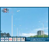 Buy cheap Trunk Road Hot Dip Galvanization 10m Street Light Poles With One / Two Arms product