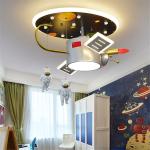 Cartoon Astros Satellite lamp Led Remote Control Ceiling Lights For Children'S