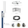 Buy cheap Temperature Range -40C 85C 600-3800mhz Outdoor 4G 5G MIMO Antenna for 5G Router from wholesalers